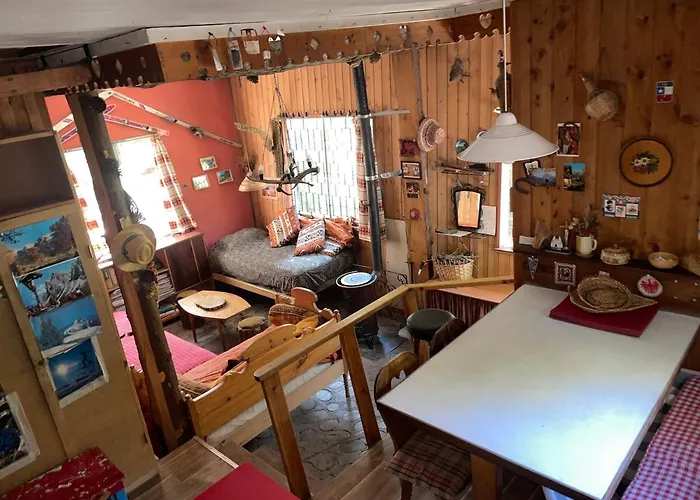 Cabana Alpina En Plena Cordillera Con Acceso A Rio